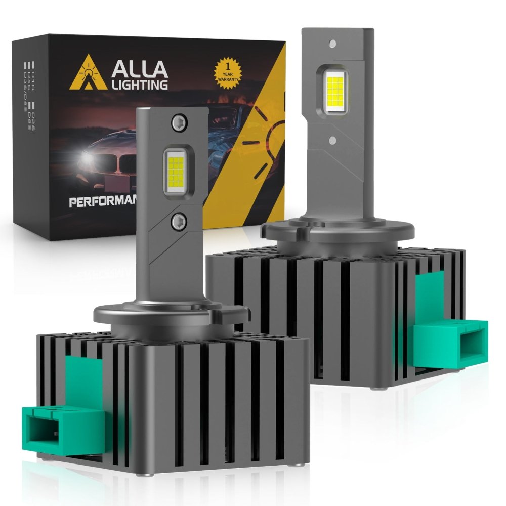 D4S D4R LED Forward Lightings Bulb, CANBUS Plug - N - Play Replace HID Lamp - Alla Lighting