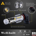 2504 PSX24W LED Fog Lights Bulbs 12276 Replacement, 3000K Yellow