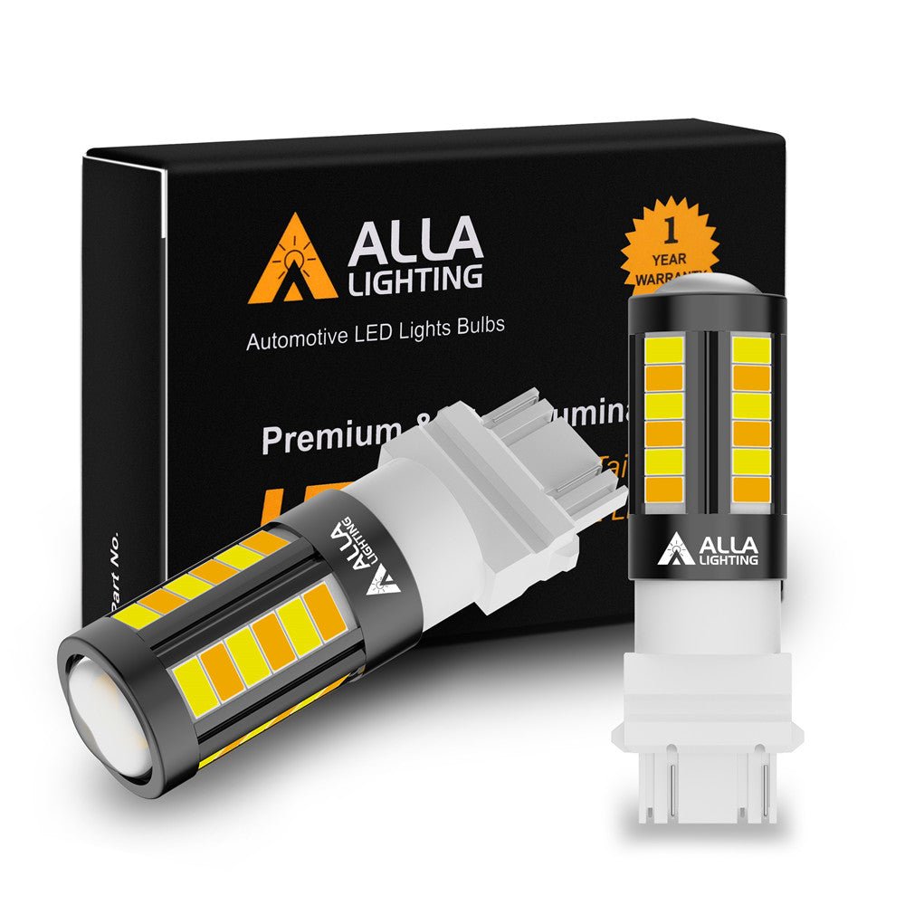 4157 3157 Switchback LED Bulbs, Dual Color Turn Signal Lights -Alla Lighting