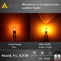 7443 7440 LED Lights Bulbs 2835 39-SMD, 6000K White/Amber Yellow/Red