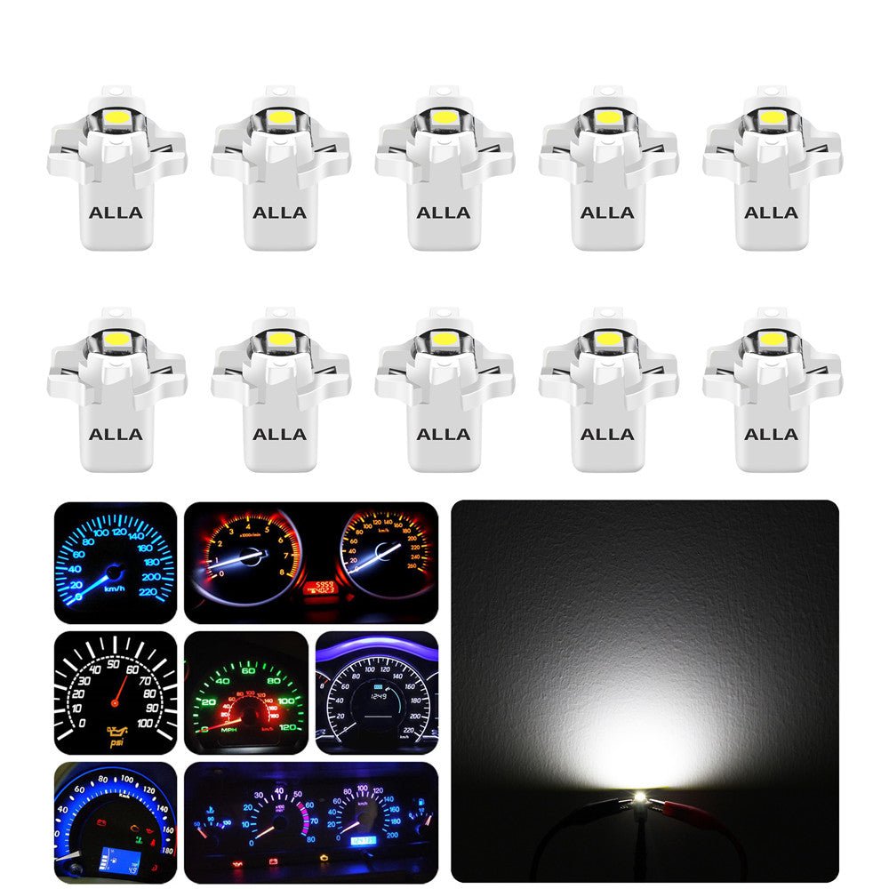 B8.3D LED Dashboard Instrument Panel Gauge Lights 17058 202259 509 Bulb -Alla Lighting