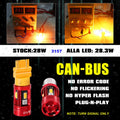CAN-Bus T25 3156 3157 LED Bulbs Amber Yellow Turn Signal Lights 3457NA