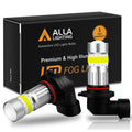 COB-72 H10 9145 LED Fog Light Bulbs, 6500K White/8000K Blue/3000K Amber Yellow