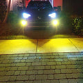 H3 LED Bulbs Super Bright 12V Fog Lights, 6000K White/3000K Yellow